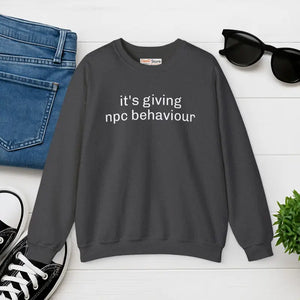 Unisex Crewneck Sweatshirt - Ultimate Comfort Plush Design - Dipaliz - Dark Heather / s - Sweatshirts