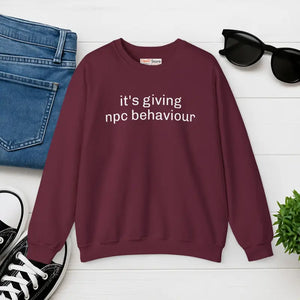 Unisex Crewneck Sweatshirt - Ultimate Comfort Plush Design - Dipaliz - Maroon / s - Sweatshirts