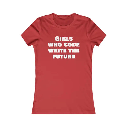 Style with the Empowering Women Coding Tee - s / Red T-shirt