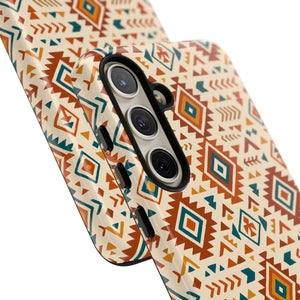Vibrant Tribal Pattern Phone Case - Shock Absorption - Dipaliz - Mobile Cases