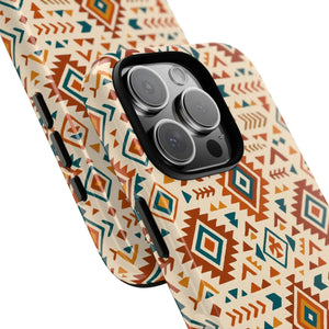 Vibrant Tribal Pattern Phone Case - Shock Absorption - Dipaliz - Mobile Cases
