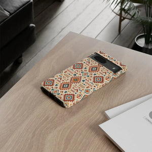 Vibrant Tribal Pattern Phone Case - Shock Absorption - Dipaliz - Mobile Cases