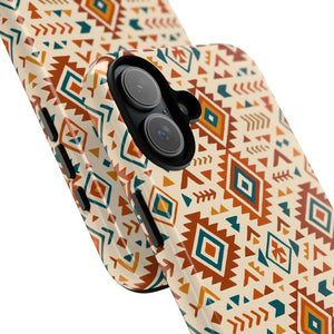 Vibrant Tribal Pattern Phone Case - Shock Absorption - Dipaliz - Mobile Cases