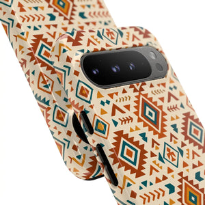 Vibrant Tribal Pattern Phone Case - Shock Absorption - Dipaliz - Mobile Cases