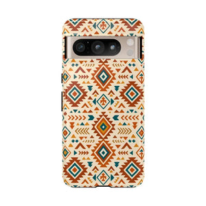 Tribal Pattern Phone Case with Shock Absorption by Dipaliz - Google Pixel 8 Pro / Glossy - Mobile Cases