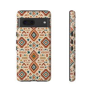Tribal Pattern Phone Case with Shock Absorption by Dipaliz - Google Pixel 7 / Glossy - Mobile Cases