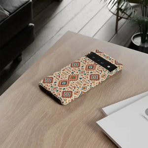 Tribal Pattern Phone Case with Shock Absorption by Dipaliz - Mobile Cases