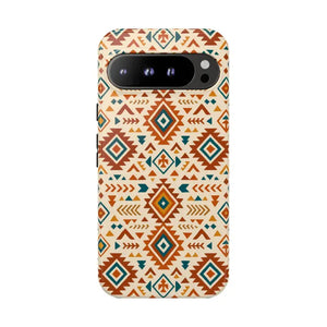 Tribal Pattern Phone Case with Shock Absorption by Dipaliz - Google Pixel 9 Pro Xl / Glossy - Mobile Cases