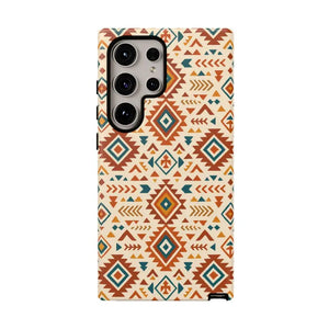 Tribal Pattern Phone Case with Shock Absorption by Dipaliz - Samsung Galaxy S24 Ultra / Matte - Mobile Cases