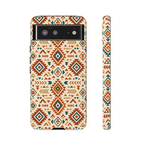 Tribal Pattern Phone Case with Shock Absorption by Dipaliz - Google Pixel 6 / Glossy - Mobile Cases