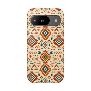 Tribal Pattern Phone Case with Shock Absorption by Dipaliz - Google Pixel 9 / Glossy - Mobile Cases