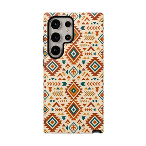 Tribal Pattern Phone Case with Shock Absorption by Dipaliz - Samsung Galaxy S24 Ultra / Glossy - Mobile Cases