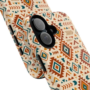 Tribal Pattern Phone Case with Shock Absorption by Dipaliz - Mobile Cases