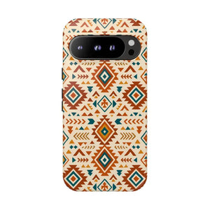Tribal Pattern Phone Case with Shock Absorption by Dipaliz - Google Pixel 9 Pro / Glossy - Mobile Cases
