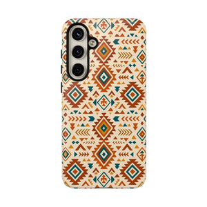 Tribal Pattern Phone Case with Shock Absorption by Dipaliz - Samsung Galaxy S24 Plus / Glossy - Mobile Cases