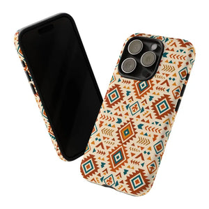 Tribal Pattern Phone Case with Shock Absorption by Dipaliz - Mobile Cases