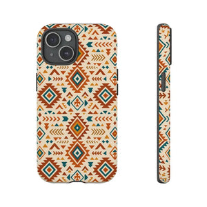 Tribal Pattern Phone Case with Shock Absorption by Dipaliz - Iphone 15 / Matte - Mobile Cases