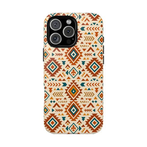 Tribal Pattern Phone Case with Shock Absorption by Dipaliz - Iphone 16 Pro Max / Glossy - Mobile Cases