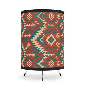 Tribal Tripod Lamp - Bohemian Golden Glow Desert Vibes - Dipaliz - one Size / Black - Lamps