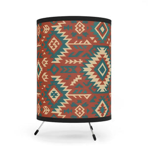 Tribal Tripod Lamp - Bohemian Golden Glow Desert Vibes - Dipaliz - one Size / Black - Lamps