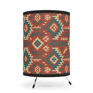 Tribal Tripod Lamp - Bohemian Golden Glow Desert Vibes - Dipaliz - one Size / Black - Lamps