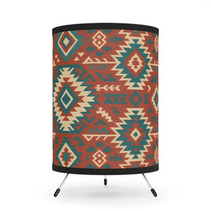 Tribal Tripod Lamp - Bohemian Golden Glow Desert Vibes - Dipaliz - one Size / Black - Lamps