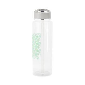 Tritan Water Bottle - Mint Monstera Leaf Pattern | Bpa-free Reusable Sports - Bottles