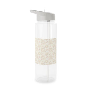 Tritan Water Bottle, Pastel Retro Circles Straw - Bottles