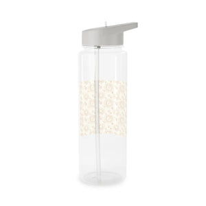 Tritan Water Bottle, Pastel Retro Circles Straw - Bottles