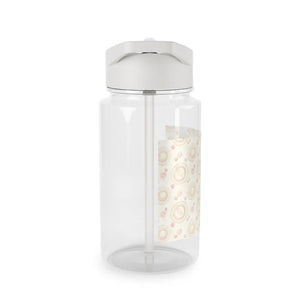 Tritan Water Bottle, Pastel Retro Circles Straw - Bottles