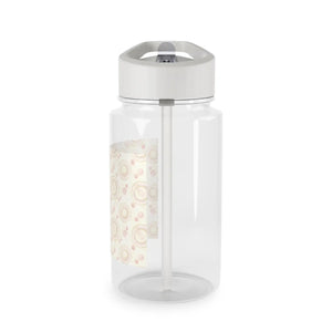 Tritan Water Bottle, Pastel Retro Circles Straw - Bottles
