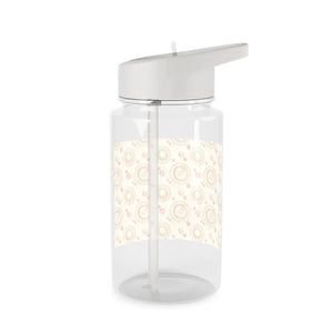 Tritan Water Bottle, Pastel Retro Circles Straw - Bottles