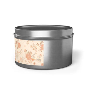 Mango Coconut Hand Poured Tin Candles - Minimalist Metallic - Dipaliz
