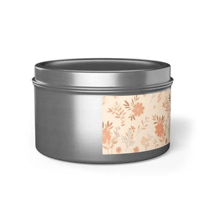 Mango Coconut Hand Poured Tin Candles - Minimalist Metallic - Dipaliz