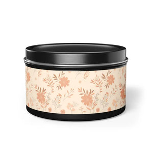 Mango Coconut Hand Poured Tin Candles - Minimalist Metallic - Dipaliz