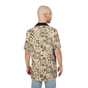 Casual Summer Tropical Print Beach Party Attire Shirt - Dipaliz - Shirts