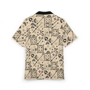 Casual Summer Tropical Print Beach Party Attire Shirt - Dipaliz - Shirts