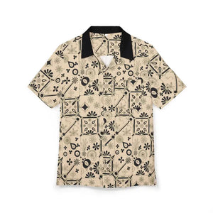 Casual Summer Tropical Print Beach Party Attire Shirt - Dipaliz - Shirts