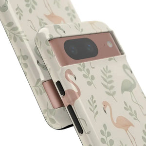 Tropical Flamingo Phone Case - Vibrant Leaves Summer Style - Dipaliz - Mobile Cases