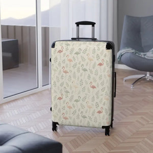 Tropical Flamingo Suitcase Summer Trip Essentials - Dipaliz - Suitcases