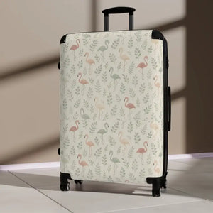 Tropical Flamingo Suitcase Summer Trip Essentials - Dipaliz - Suitcases