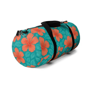 Tropical Floral Duffel Bag - Bold Vibrant Travel Style - Dipaliz - Bags