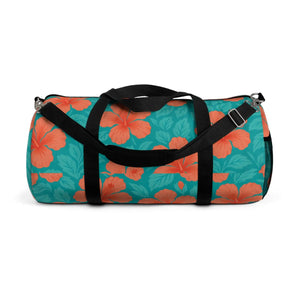 Vibrant Tropical Floral Duffel - Stylish Gym Bag - Dipaliz - Bags