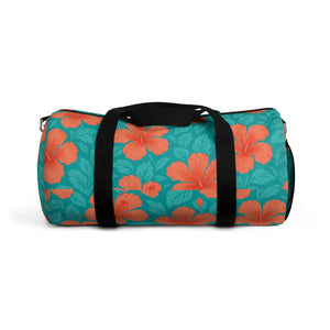 Vibrant Tropical Floral Duffel - Stylish Gym Bag - Dipaliz - Bags