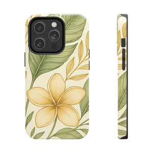 Tropical Floral Phone Case with Shock Absorption Vibrant Style - Dipaliz - Iphone 14 Pro - Mobile Cases