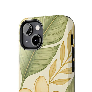 Tropical Floral Phone Case with Shock Absorption Vibrant Style - Dipaliz - Mobile Cases