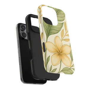 Tropical Floral Phone Case with Shock Absorption Vibrant Style - Dipaliz - Mobile Cases
