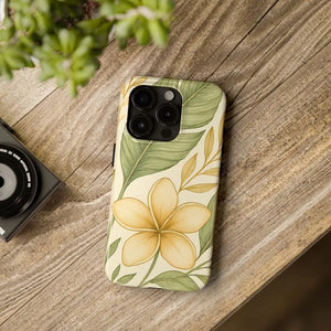 Tropical Floral Phone Case with Shock Absorption Vibrant Style - Dipaliz - Mobile Cases