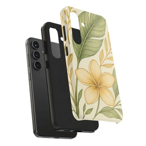 Tropical Floral Phone Case with Shock Absorption Vibrant Style - Dipaliz - Mobile Cases