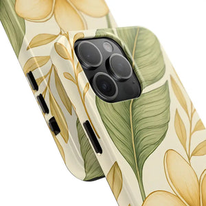 Tropical Floral Phone Case with Shock Absorption Vibrant Style - Dipaliz - Mobile Cases